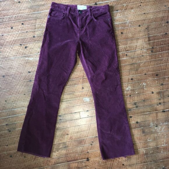 Current/Elliott stiletto cropped corduroy pants - Picture 3 of 6